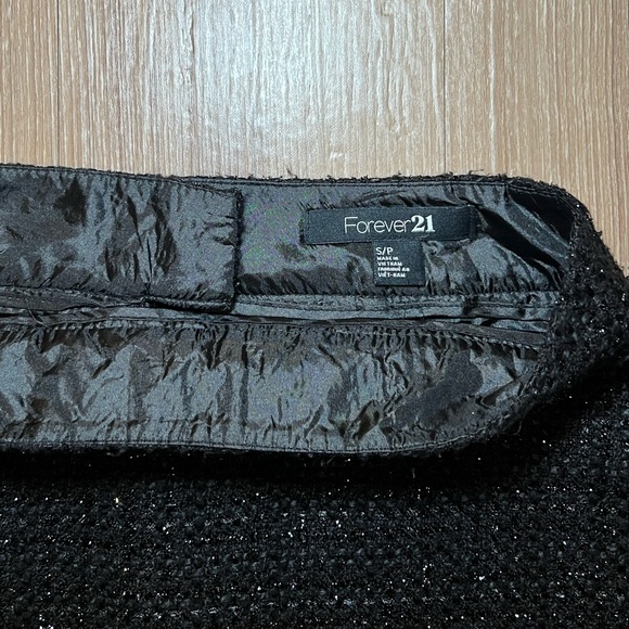 Tweeted Black Mini Skirt Size Small - Picture 5 of 9